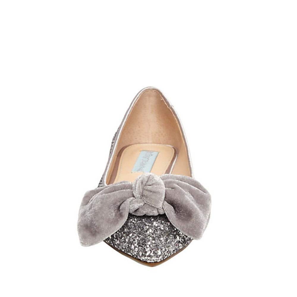 Betsey Johnson Glitter Ballet Flat - Picture 3 of 5